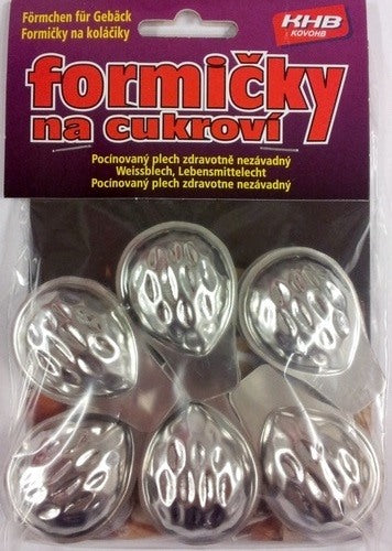 Formička orechová malá 35x45mm 30ks CZ