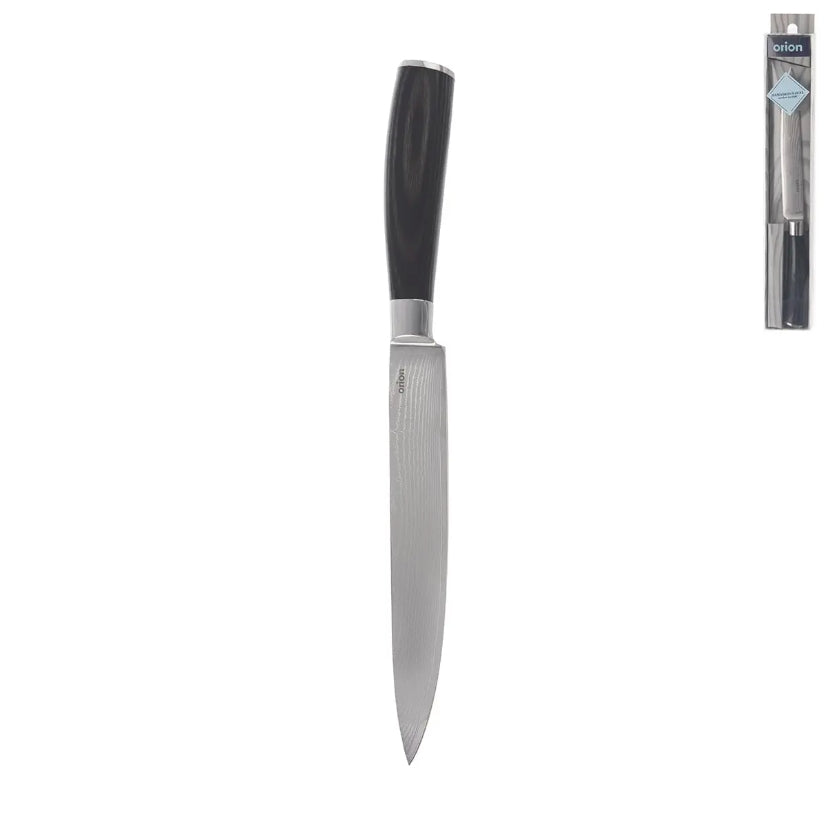 Nůž kuchynský 15,5cm damašková ocel, pakka