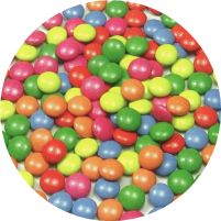 Barevné čoko-dražé/lentilky, 80g