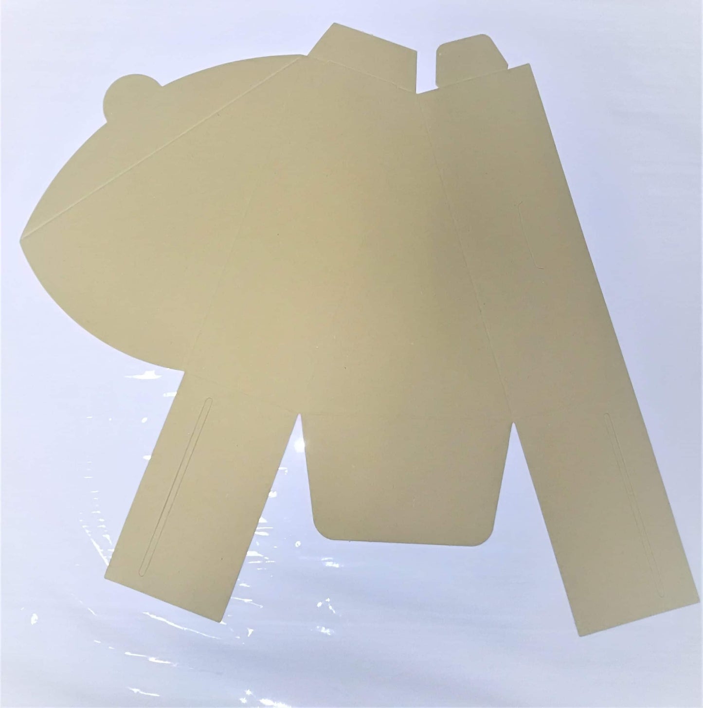 Krabička na klínok torty, prírodná 151x97x90 mm