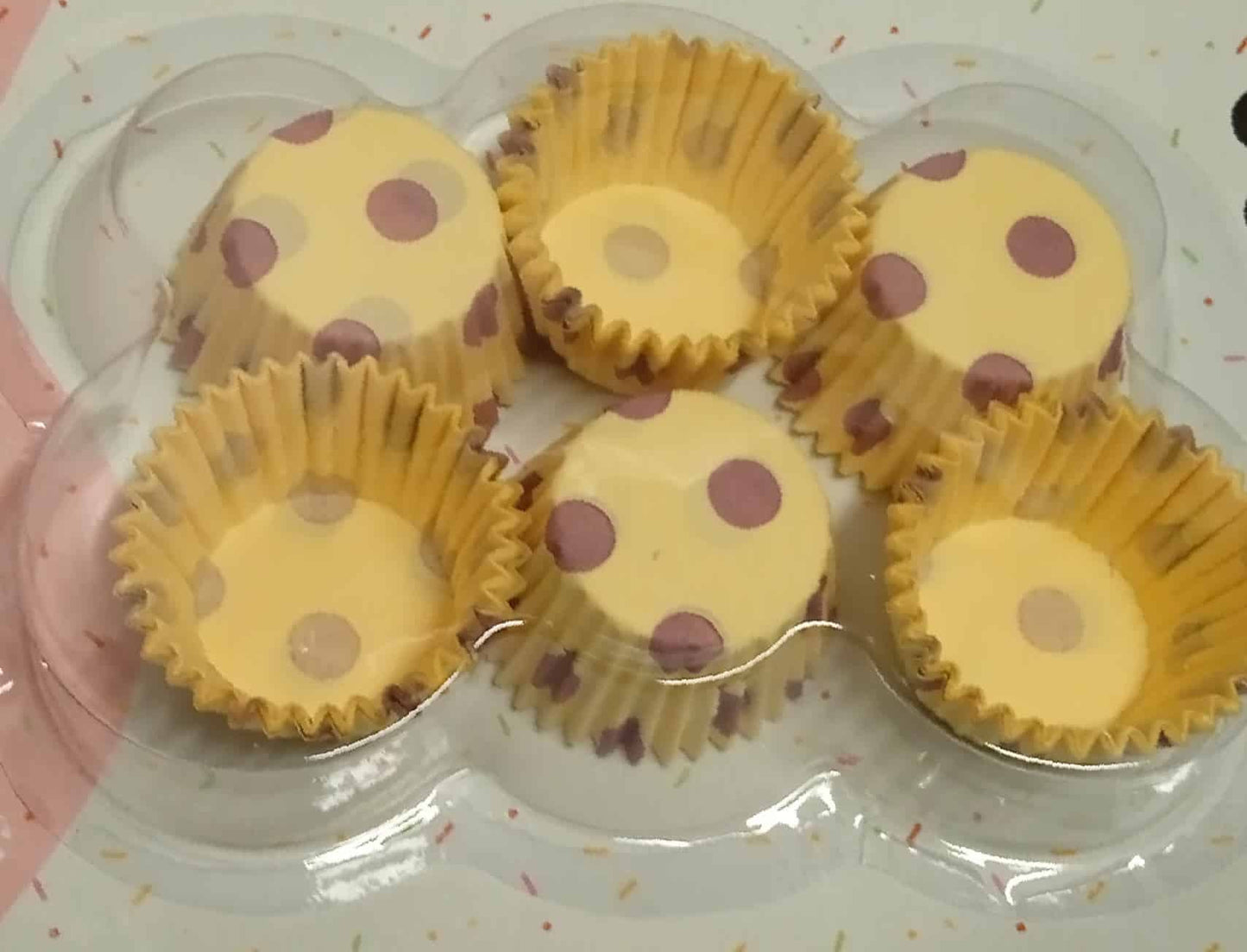 Bodkované košíčky | Papierové | ¤ 3 cm | 90 kusov