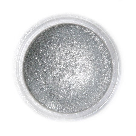 Dekoratívna prachová perleťová farba Fractal - Sparkling Dark Silver (3,5 g)