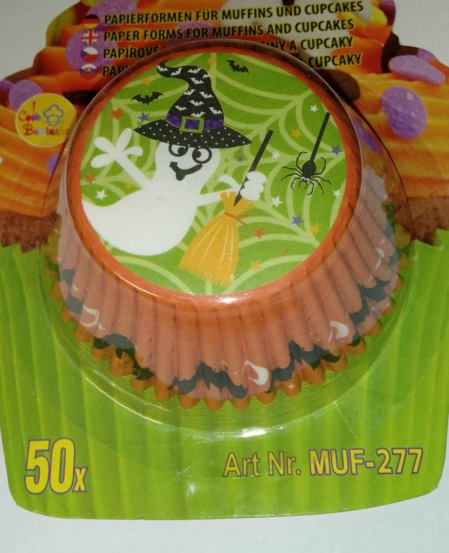 Košíčky na muffiny Alvarak, halloween strašidlo (50ks)