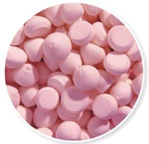 Cukrové zdobení pusinky střední RŮŽOVÉ 40g