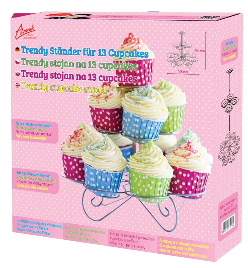 Stojan na 13 cupcakes | muffinov, kovový