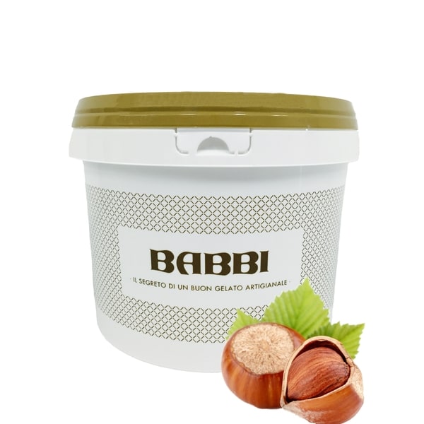 Ochucovací pasta BABBI pasta Nocciola supremo Piemonte (lísk. ořech) 3kg