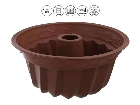 Bábovka 23 cm | Silikonová forma
