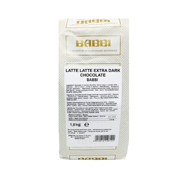 Směs na zmrzlinu BABBI LatteLatte extra dark chocolate 1,6kg