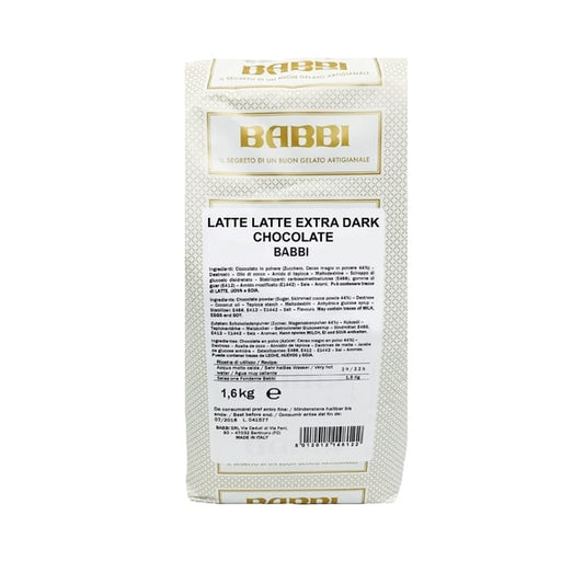 Směs na zmrzlinu BABBI LatteLatte extra dark chocolate 1,6kg