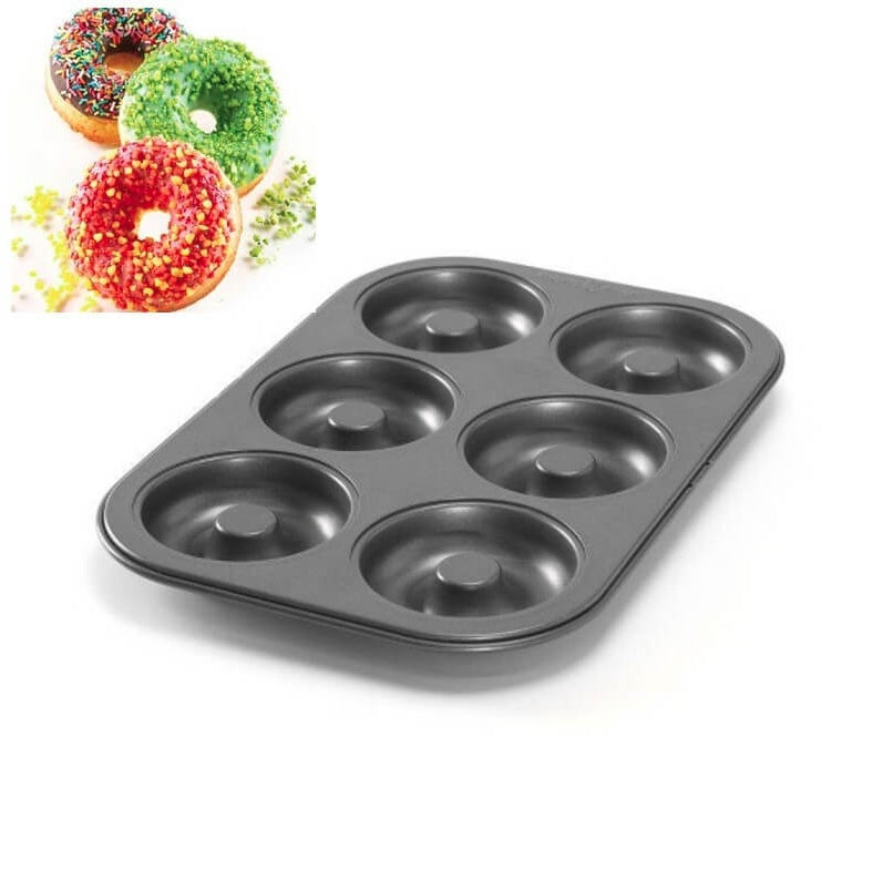 Forma neprilnavý kov donuty 6ks KOZÁČEK