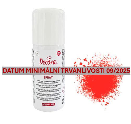 Farba v spreji, zamatový efekt červený 100ml