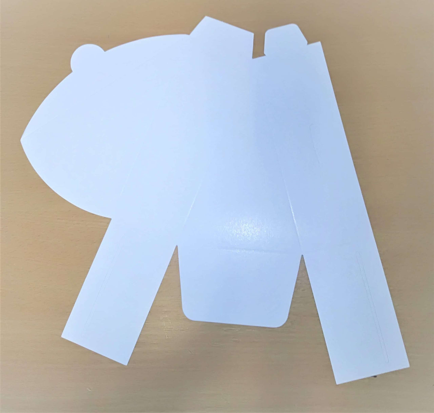 Krabička na klínok torty, biela 151x97x90 mm