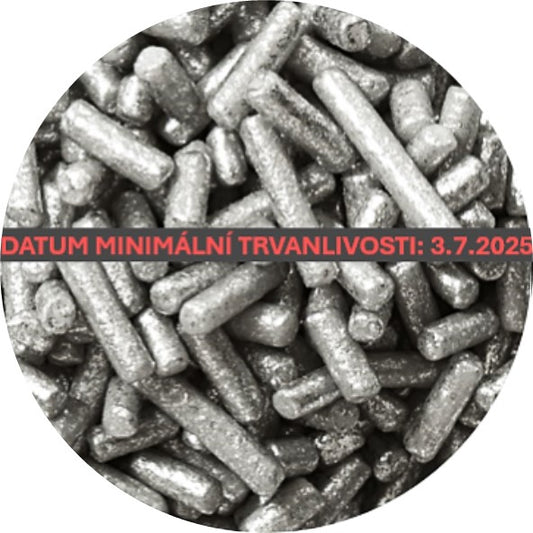 Cukrové zdobenie ryže, strieborná 25g