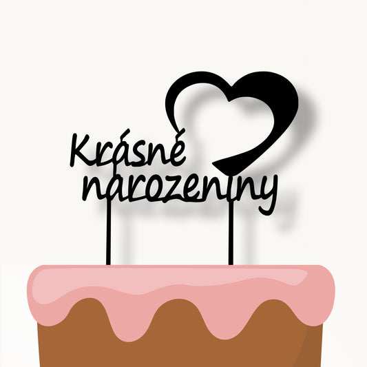 Zápich krásne narodeniny+srdca