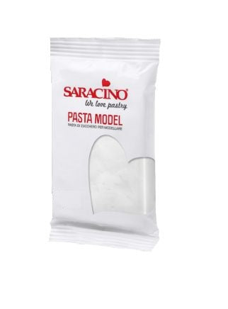 Saracino BIELA ​​1kg v sáčku | modelovacia, poťahovacia hmota