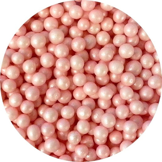 Cukrové zdobení perly růžové malé 25g