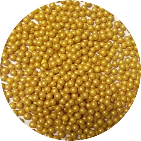 Cukrové perly zlaté malé, 25g