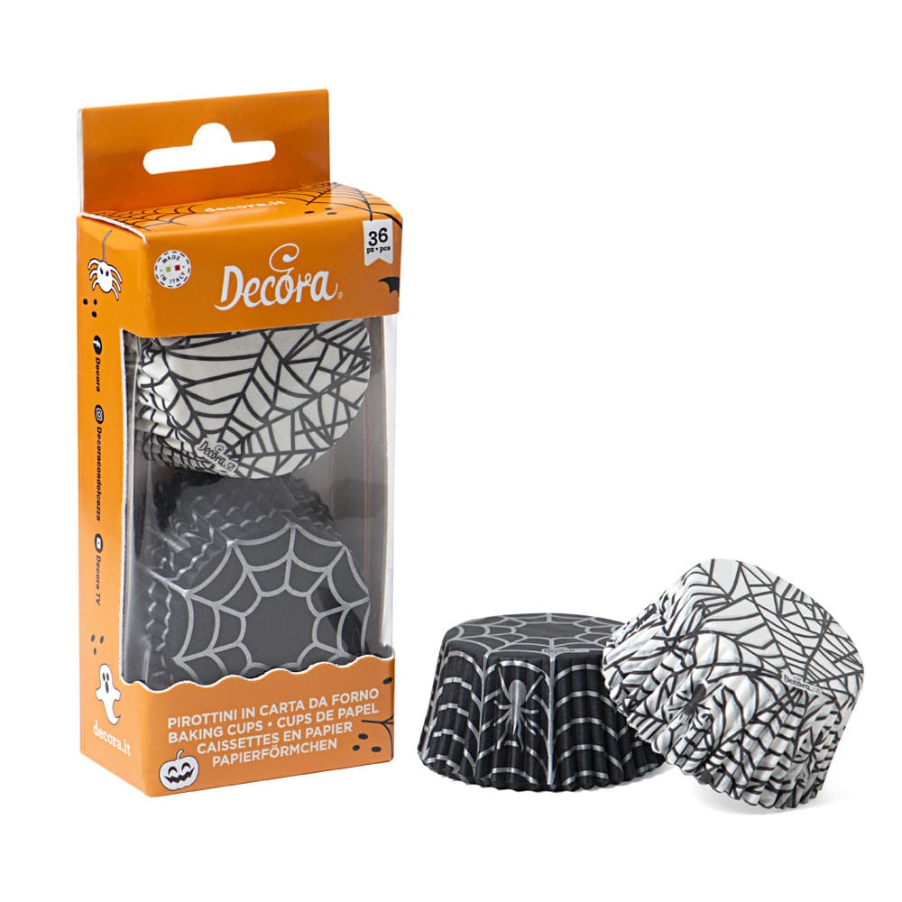 Košíčky na muffiny Decora, Pavučina 36ks