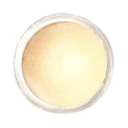Dekorativní Jedlá prachová perleťová barva Fractal - Champagne Gold (3 g)