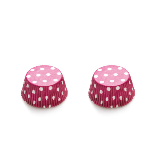Košíčky na muffiny bodka Decora, bordo 60ks