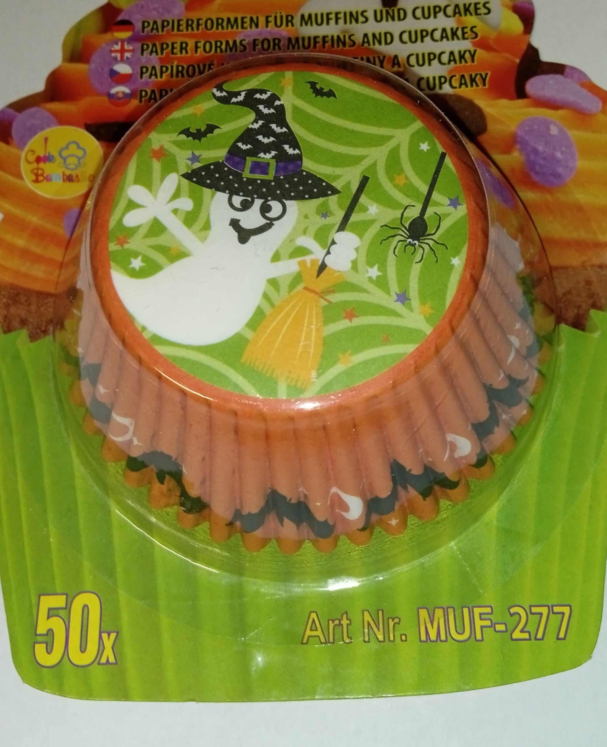 Košíčky na muffiny Alvarak, halloween strašidlo (50ks)
