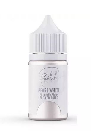 Dekorativní airbrush barva perleťová tekutá Fractal - Pearl White (33 g)